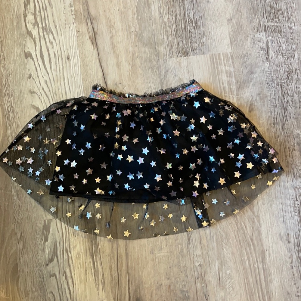 2t Cat and Jack Tutu skirt silver stars